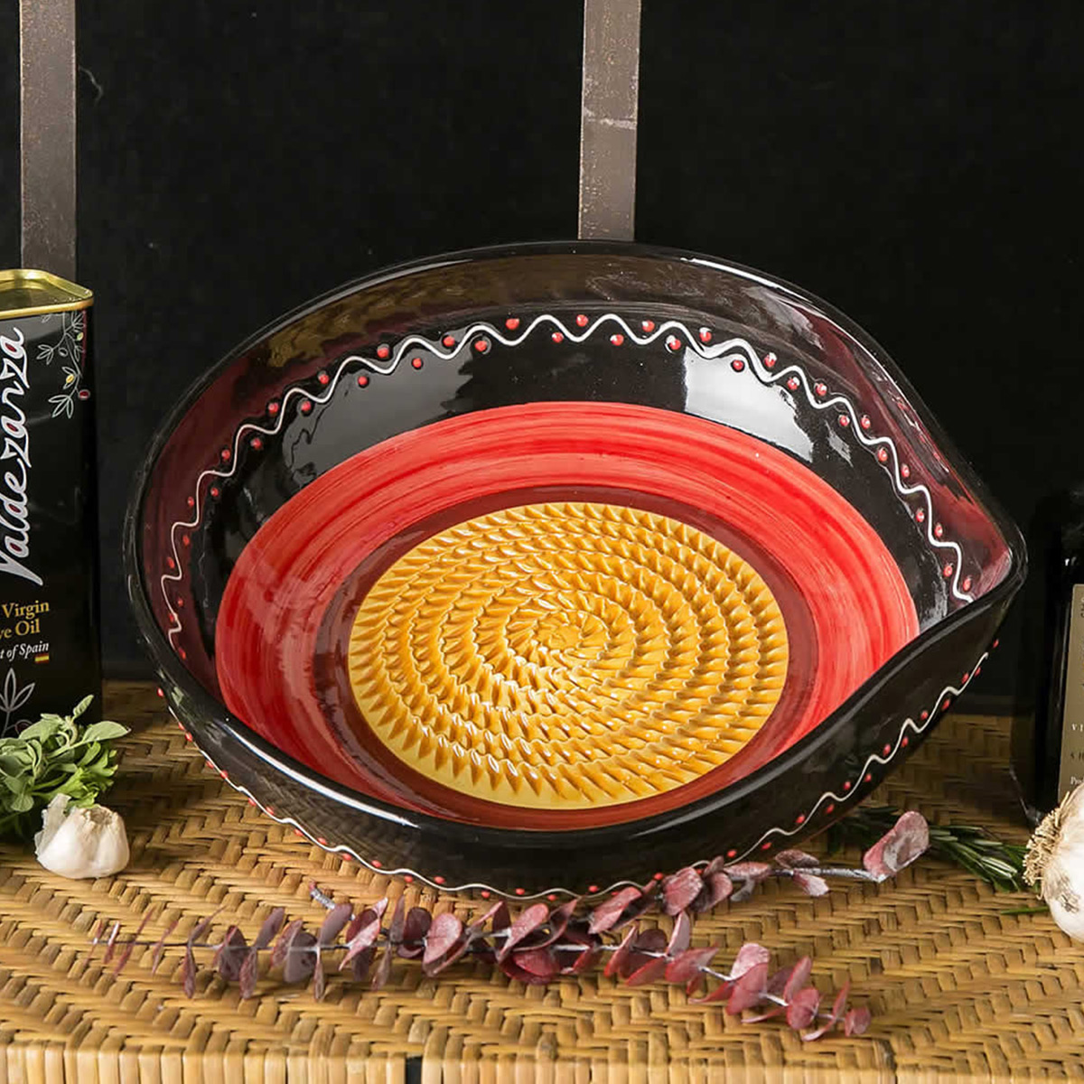 Grater Bowl  I See Spain - Handcrafted Spanish Grater Plates